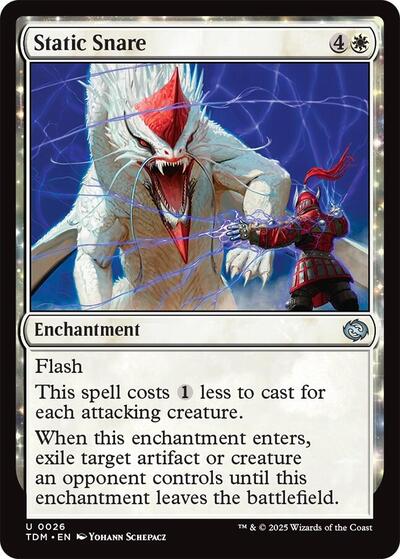 Static Snare TDM #26 (Near Mint Uncommon) Magic: The Gathering: Tarkir: Dragonstorm
