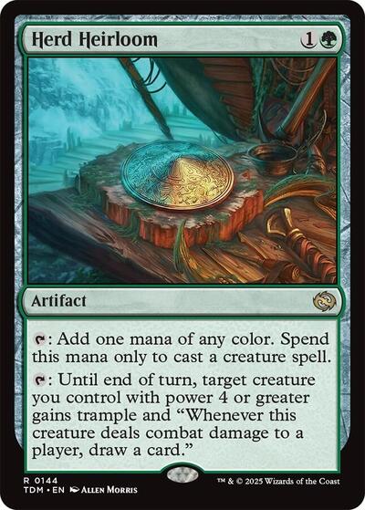 Herd Heirloom TDM #144 (Near Mint Rare) Magic: The Gathering: Tarkir: Dragonstorm