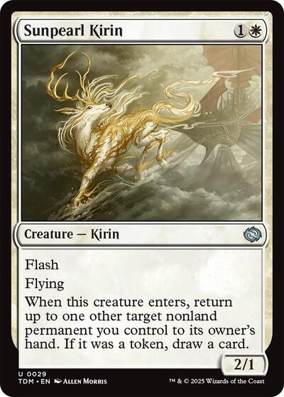 Sunpearl Kirin TDM #29 (Near Mint Uncommon) Magic: The Gathering: Tarkir: Dragonstorm