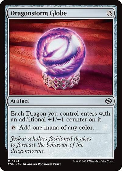 Dragonstorm Globe TDM #241 (Near Mint Common) Magic: The Gathering: Tarkir: Dragonstorm