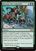 Become the Avalanche TDC #43 (Lightly Played Rare) Magic: The Gathering: Commander: Tarkir: Dragonstorm