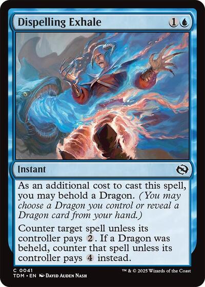 Dispelling Exhale TDM #41 (Near Mint Common) Magic: The Gathering: Tarkir: Dragonstorm