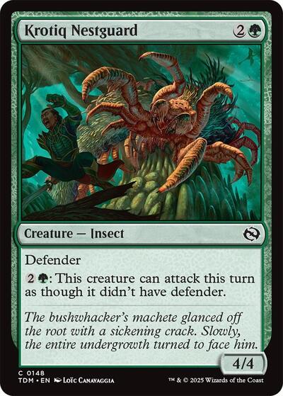 Krotiq Nestguard TDM #148 (Near Mint Common) Magic: The Gathering: Tarkir: Dragonstorm