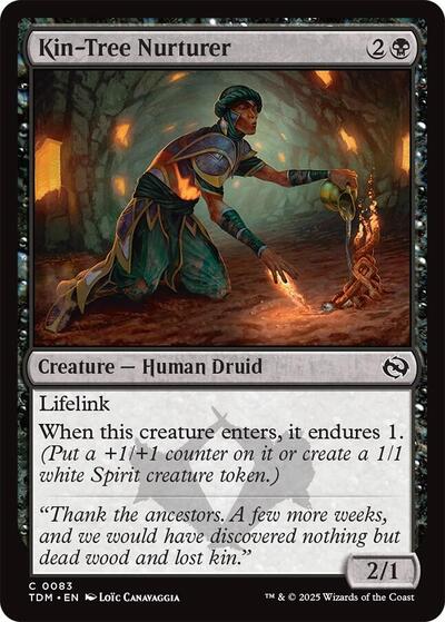 Kin Tree Nurturer Tarkir: Dragonstorm TDM #83 (Common) Magic: The Gathering: