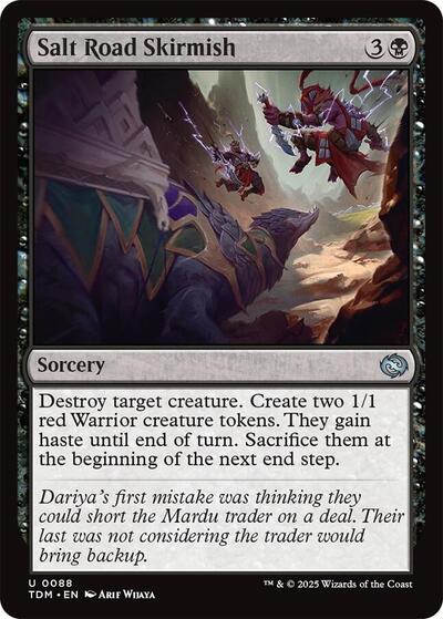 Salt Road Skirmish TDM #88 (Near Mint Uncommon) Magic: The Gathering: Tarkir: Dragonstorm