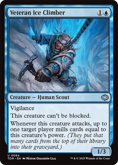 Veteran Ice Climber TDM #64 (Near Mint Uncommon) Magic: The Gathering: Tarkir: Dragonstorm