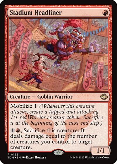 Stadium Headliner TDM #122 (Near Mint Rare) Magic: The Gathering: Tarkir: Dragonstorm