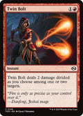 Twin Bolt TDM #128 (Near Mint Common) Magic: The Gathering: Tarkir: Dragonstorm