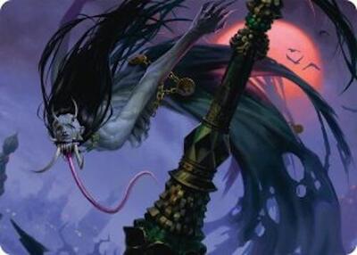 Qarsi Revenant Art Card 12 54 AATDM #12 (Near Mint Special) Magic: The Gathering: Art Series: Tarkir: Dragonstorm