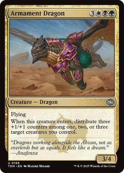 Armament Dragon Tarkir: Dragonstorm TDM #168 (Uncommon) Magic: The Gathering: