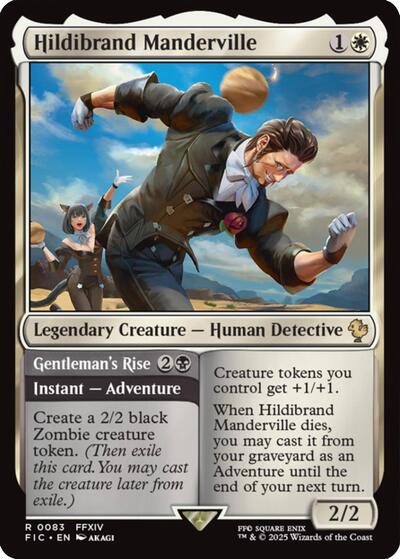 Hildibrand Manderville FIC #83 (Near Mint Rare) Magic: The Gathering: Commander: FINAL FANTASY