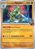 Team Rockets Tyranitar Holofoil DRI #096/182 (Near Mint Rare) Pokemon: SV10: Destined Rivals