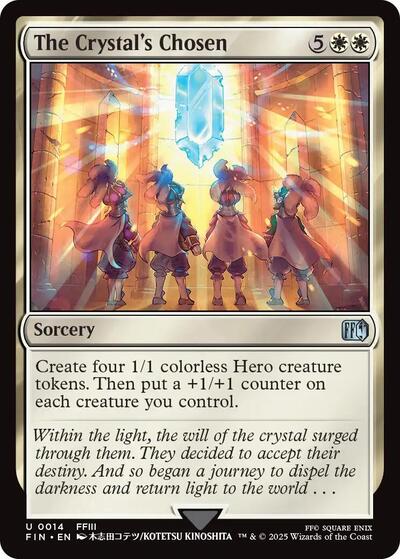 The Crystal's Chosen FIN #14 (Near Mint Uncommon) Magic: The Gathering: FINAL FANTASY
