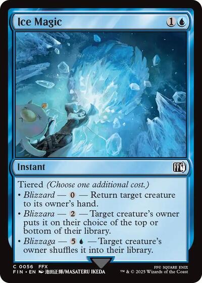 Ice Magic FIN #56 (Near Mint Common) Magic: The Gathering: FINAL FANTASY