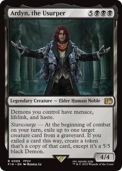 Ardyn, the Usurper FIN #89 (Near Mint Rare) Magic: The Gathering: FINAL FANTASY