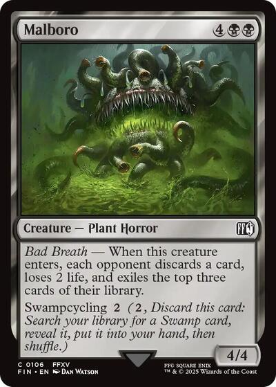 Malboro FIN #106 (Near Mint Common) Magic: The Gathering: FINAL FANTASY