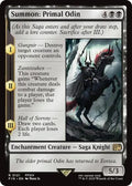 Summon Primal Odin FIN #121 (Near Mint Rare) Magic: The Gathering: FINAL FANTASY