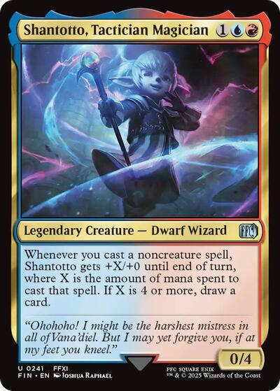 Shantotto Tactician Magician FIN #241 (Near Mint Uncommon) Magic: The Gathering: FINAL FANTASY