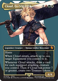 Cloud Ex SOLDIER Borderless Surge Foil Foil FIC #210 (Near Mint Mythic Rare) Magic: The Gathering: Commander: FINAL FANTASY
