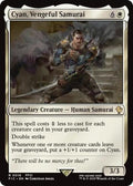 Cyan Vengeful Samurai FIC #16 (Near Mint Rare) Magic: The Gathering: Commander: FINAL FANTASY