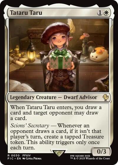Tataru Taru FIC #30 (Near Mint Rare) Magic: The Gathering: Commander: FINAL FANTASY