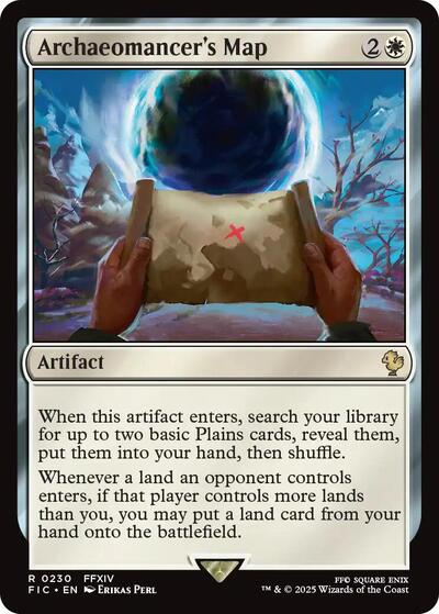 Archaeomancers Map FIC #230 (Near Mint Rare) Magic: The Gathering: Commander: FINAL FANTASY