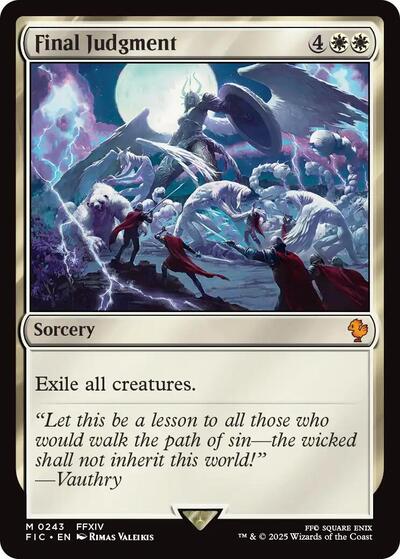 Final Judgment FIC #243 (Near Mint Mythic Rare) Magic: The Gathering: Commander: FINAL FANTASY
