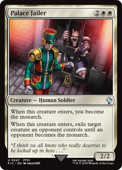 Palace Jailer FIC #247 (Near Mint Uncommon) Magic: The Gathering: Commander: FINAL FANTASY
