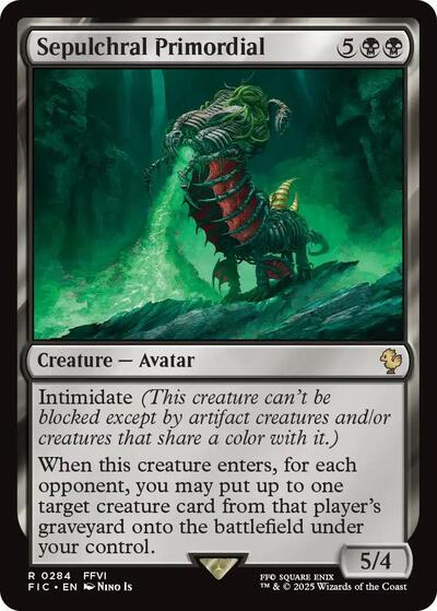 Sepulchral Primordial FIC #284 (Near Mint Rare) Magic: The Gathering: Commander: FINAL FANTASY