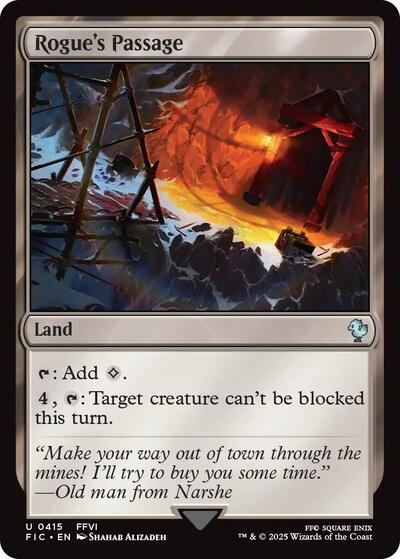 Rogues Passage FIC #415 (Near Mint Uncommon) Magic: The Gathering: Commander: FINAL FANTASY