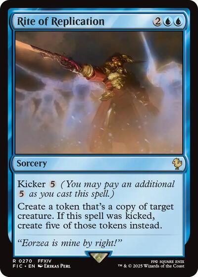Rite of Replication FIC #270 (Near Mint Rare) Magic: The Gathering: Commander: FINAL FANTASY
