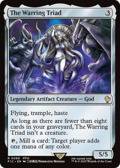 The Warring Triad FIC #99 (Near Mint Rare) Magic: The Gathering: Commander: FINAL FANTASY