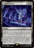 Lethal Scheme FIC #277 (Near Mint Rare) Magic: The Gathering: Commander: FINAL FANTASY