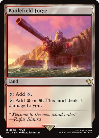 Battlefield Forge FIC #375 (Near Mint Rare) Magic: The Gathering: Commander: FINAL FANTASY