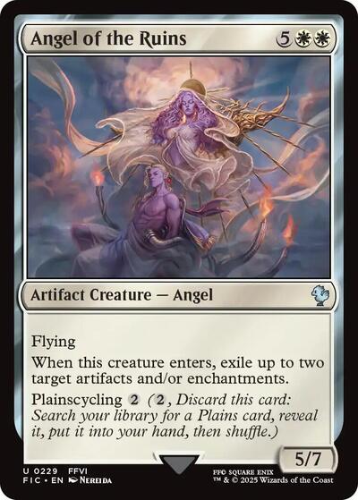 Angel of the Ruins FIC #229 (Near Mint Uncommon) Magic: The Gathering: Commander: FINAL FANTASY