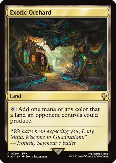 Exotic Orchard FIC #390 (Near Mint Rare) Magic: The Gathering: Commander: FINAL FANTASY