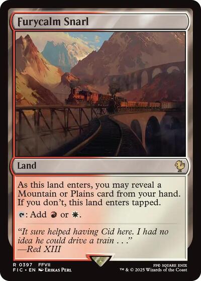 Furycalm Snarl FIC #397 (Near Mint Rare) Magic: The Gathering: Commander: FINAL FANTASY