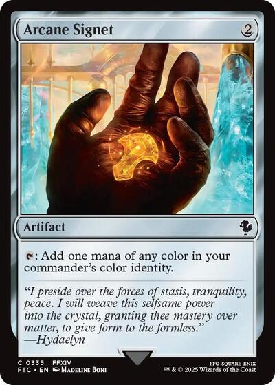 Arcane Signet 0335 FIC #335 (Near Mint Common) Magic: The Gathering: Commander: FINAL FANTASY
