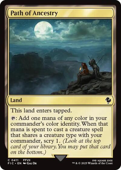 Path of Ancestry FIC #411 (Near Mint Common) Magic: The Gathering: Commander: FINAL FANTASY