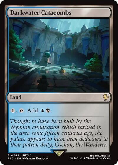 Darkwater Catacombs FIC #384 (Near Mint Rare) Magic: The Gathering: Commander: FINAL FANTASY