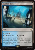 Sunken Ruins FIC #430 (Near Mint Rare) Magic: The Gathering: Commander: FINAL FANTASY