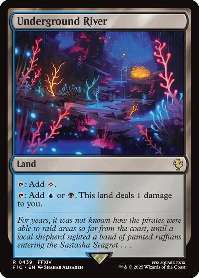 Underground River FIC #439 (Near Mint Rare) Magic: The Gathering: Commander: FINAL FANTASY