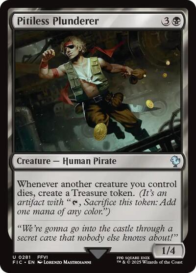 Pitiless Plunderer FIC #281 (Near Mint Uncommon) Magic: The Gathering: Commander: FINAL FANTASY
