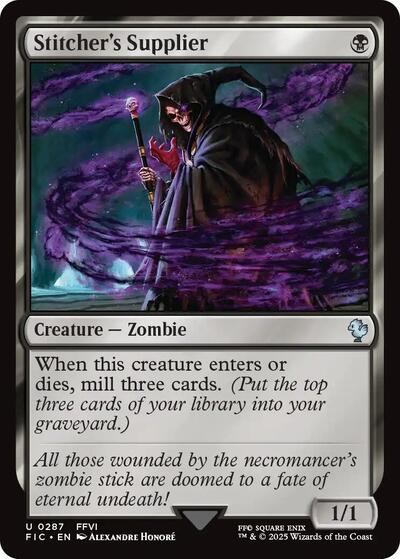 Stitchers Supplier FIC #287 (Near Mint Uncommon) Magic: The Gathering: Commander: FINAL FANTASY