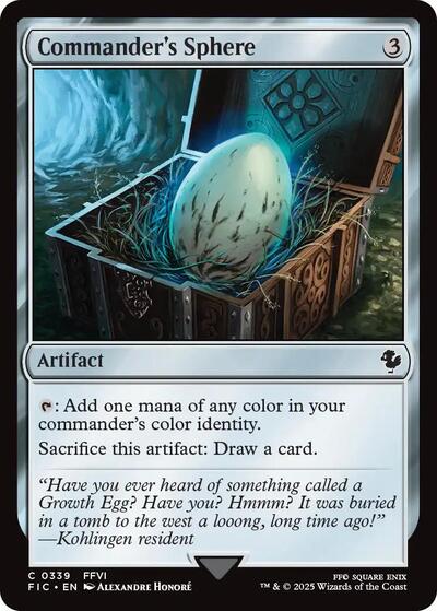 Commanders Sphere FIC #339 (Near Mint Common) Magic: The Gathering: Commander: FINAL FANTASY