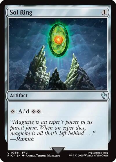 Sol Ring 0356 FIC #356 (Near Mint Uncommon) Magic: The Gathering: Commander: FINAL FANTASY