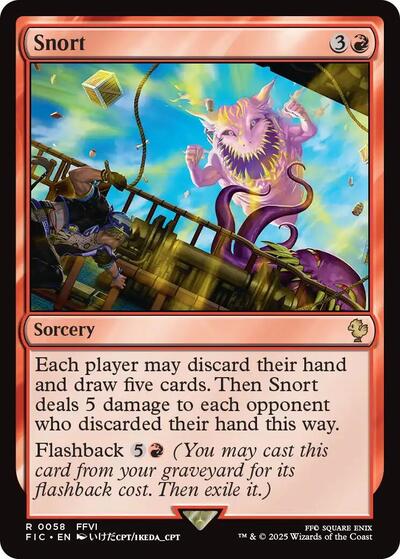 Snort FIC #58 (Near Mint Rare) Magic: The Gathering: Commander: FINAL FANTASY
