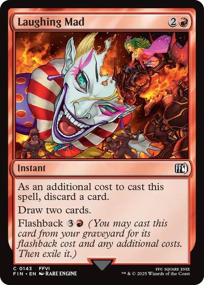 Laughing Mad FIN #143 (Near Mint Common) Magic: The Gathering: FINAL FANTASY