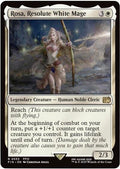 Rosa Resolute White Mage FIN #555 (Near Mint Rare) Magic: The Gathering: FINAL FANTASY