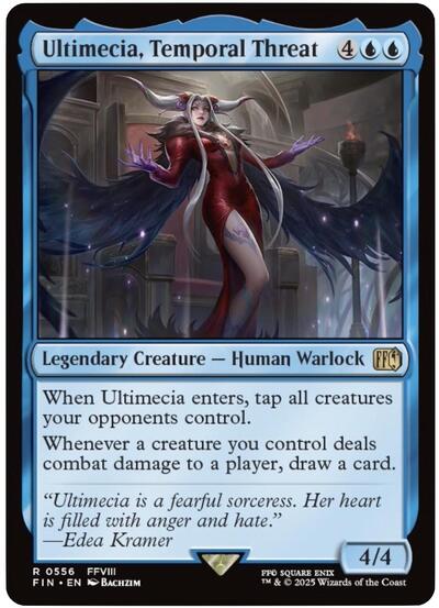 Ultimecia, Temporal Threat FIN #556 (Near Mint Rare) Magic: The Gathering: FINAL FANTASY